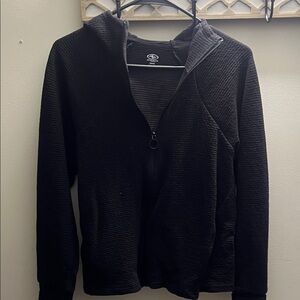 Athletic Works Black Zip-Up Sweater
